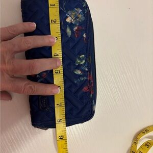 LUG Handspring Blue Floral Quilted Women's Wallet